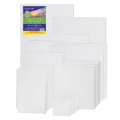 Холсты на картоне НАБОР 30 штук в коробе, хлопок, грунт, 280 г/м2, BRAUBERG ART CLASSIC, 192663