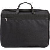 Папка-портфель нейлоновая А4 черная (310x390 мм, 1 отделение)