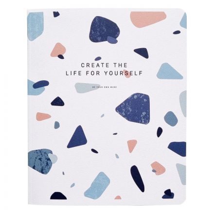 Тетрадь общая А5 48л.клетка,скрепка,Be Different,Terrazzo,N3594