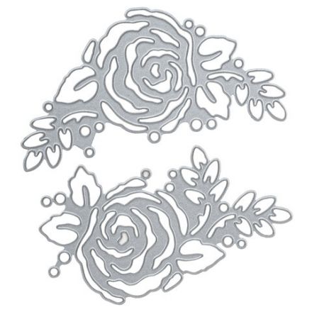 Ножи "Розы" для Машинки для вырубки и тиснения ОС-5, 2 штуки, 110,8х113 мм, ОСТРОВ СОКРОВИЩ, 663813, 861-117-015 Ножи "Розы" для Машинки для вырубки и тиснения ОС-5, 2 штуки, 110,8х113 мм, ОСТРОВ СОКРОВИЩ, 663813, 861-117-015