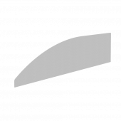 Riva Экран А.ЭКР-3.1 Серый 1400*450*18