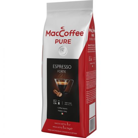 Кофе в MacCoffee PURE Espresso Forte зернах , 1 кг Кофе в MacCoffee PURE Espresso Forte зернах , 1 кг