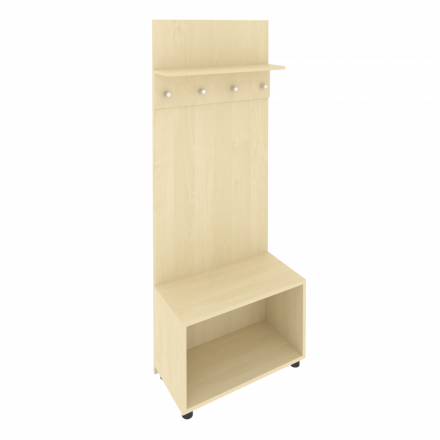 Light Вешалка с багажницей С-ВБ-80 Клён 800*400*2050 Light Вешалка с багажницей С-ВБ-80 Клён 800*400*2050