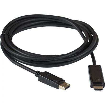 Кабель DP-HDMI ExeGate EX-CC-DP-HDMI-3.0 (20M/19M, 3м, экран) EX284917RUS