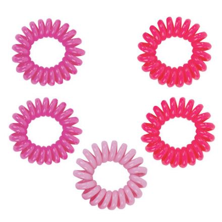 Резинки для волос НАБОР 5 шт., диаметр 3 см, пружинка, оттенки розового, MONTE VITA (МОНТЕ ВИТА), 457060 Резинки для волос НАБОР 5 шт., диаметр 3 см, пружинка, оттенки розового, MONTE VITA (МОНТЕ ВИТА), 457060