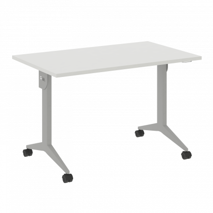 X-Pull Стол складной мобильный X.M-2.7 Белый бриллиант/Серый металл 1180*720*753 X-Pull Стол складной мобильный X.M-2.7 Белый бриллиант/Серый металл 1180*720*753