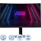 Монитор AOC (C27G4ZXU)27/FHD/VA/280Hz/300cd/0.3ms/HDMI/DP