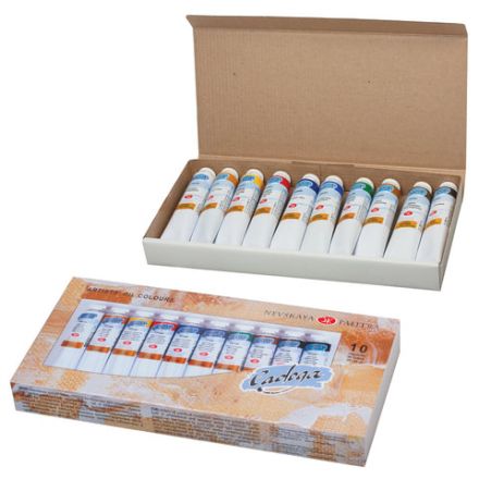 Краски масляные художественные "Ладога", НАБОР 10 цветов по 46 мл, в тубах, Невская Палитра, 1241006 Краски масляные художественные "Ладога", НАБОР 10 цветов по 46 мл, в тубах, Невская Палитра, 1241006