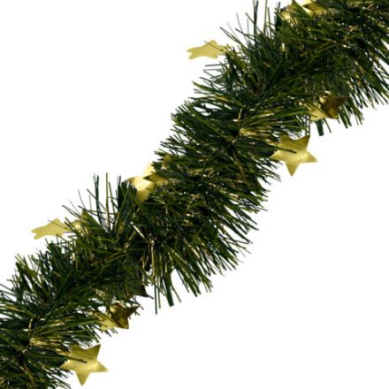 Мишура (1 штука) с декором, диаметр 70 мм, длина 2 м, матовая, ассорти 4 дизайна, ЗОЛОТАЯ СКАЗКА, 592424