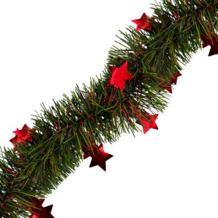 Мишура (1 штука) с декором, диаметр 70 мм, длина 2 м, матовая, ассорти 4 дизайна, ЗОЛОТАЯ СКАЗКА, 592424