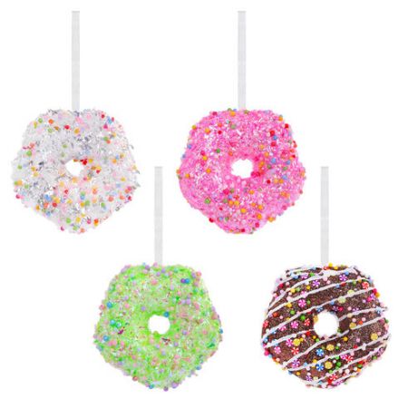 Украшение ёлочное (1 шт.), "Сладости", 8 см, ассорти 25 дизайнов, ЗОЛОТАЯ СКАЗКА, 592581