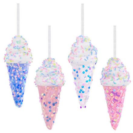 Украшение ёлочное (1 шт.), "Сладости", 8 см, ассорти 25 дизайнов, ЗОЛОТАЯ СКАЗКА, 592581