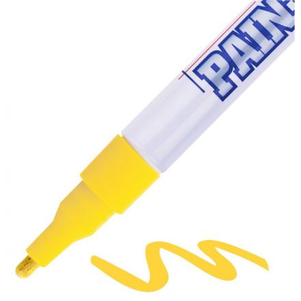 Маркер лаковый MunHwa 2 мм желтый Маркер лаковый MunHwa 2 мм желтый