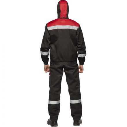 Костюм рабочий летний муж.Антей СОП черн/красн (КПК) 44-46 (88-92)/170-176