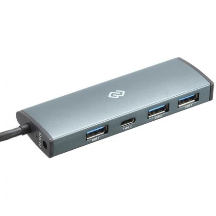 Разветвитель USB Digma (HUB-3U3.0С-UC-G) 4порт. серый Разветвитель USB Digma (HUB-3U3.0С-UC-G) 4порт. серый