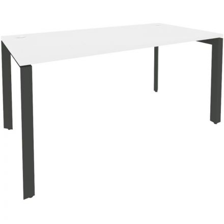 Стол KYN_0MX_ONIX-П П на м/к O.MP-SP-4.8 белый бриллиант/антрацит Ш1580