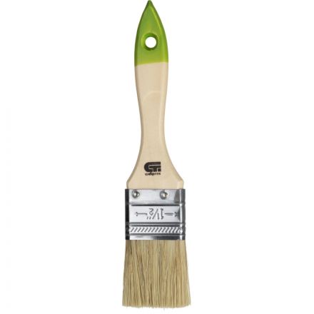 Кисть плоская 36 мм, натуральная щетина, деревянная ручка// Сибртех(82262)