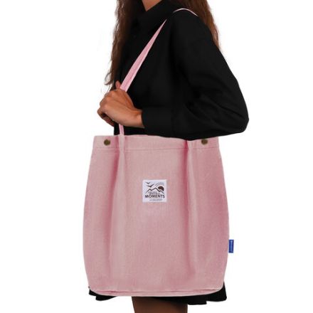 Сумка шоппер BRAUBERG MOMENTS, вельвет, 35х30 см, розовый, 271907 Сумка шоппер BRAUBERG MOMENTS, вельвет, 35х30 см, розовый, 271907