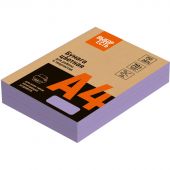 Бумага цветная Attache Economy (фиолетовый пастель), 70г, А4, 500 л