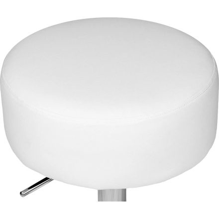 Табурет - Пуф LO_DOBRIN DANNY LM-2050_CH-M_EL белый PU Табурет - Пуф LO_DOBRIN DANNY LM-2050_CH-M_EL белый PU