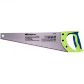 Ножовка по дереву 400 мм 7-8 TPI зуб 3D каленый зуб Сибртех Зубец 23813