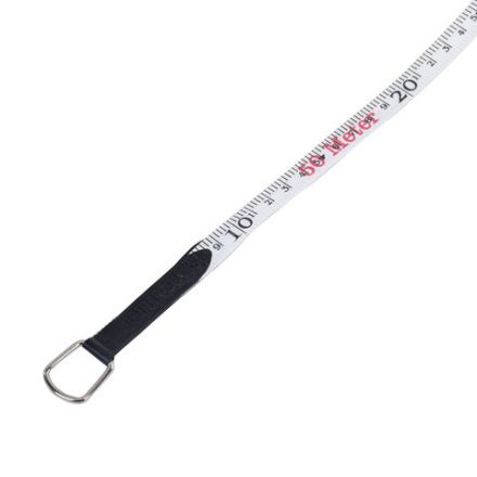 Рулетка геодезическая 50 м х 13 мм, лента фибергласс, открытый корпус, RABBITEX (РАББИТЕКС), 671368