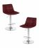 Набор 2 шт Стул барный DOBRIN TAILOR, винный велюр (MJ9-35)