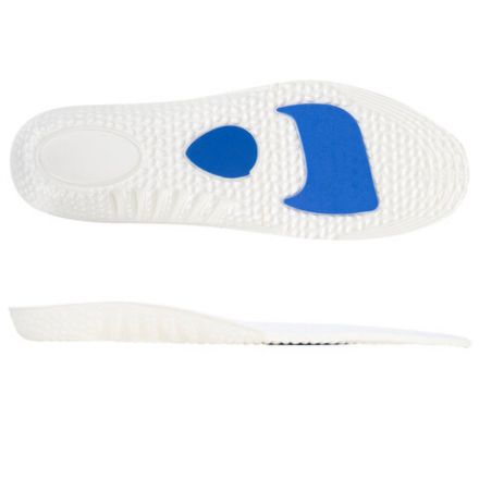 Стельки для обуви с АМОРТИЗИРУЮЩИМИ ВСТАВКАМИ, материал EVA, размер RU 34-39 / EU 35-40, с линиями выреза, SHEGRA (ШЕГРА), 700752