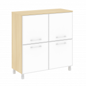 Yalta Шкаф квадратный LT.SD-1.2 R white Акация/Стекло white 1098*452*1168