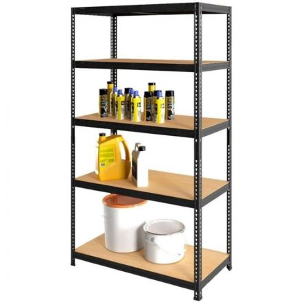 Стеллаж металлический 0MX_SBL 180KD/90x40/ 5 полок