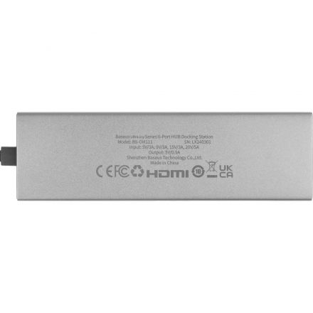 Разветвитель USB Baseus UltraJoy 6-Port Sp.Grey Type-C B00052807813-00 Разветвитель USB Baseus UltraJoy 6-Port Sp.Grey Type-C B00052807813-00
