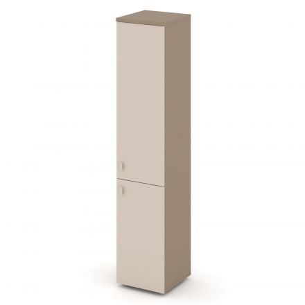 Estetica Шкаф высокий узкий правый (1 низкий фасад ЛДСП+1 средний фасад ЛДСП) ES.SU-1.3 (R) Латте/Капучино 400*420*1977 Estetica Шкаф высокий узкий правый (1 низкий фасад ЛДСП+1 средний фасад ЛДСП) ES.SU-1.3 (R) Латте/Капучино 400*420*1977