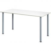 Стол обеденный Комус МДС 150х70 белый/серый