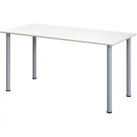 Стол обеденный Комус МДС 150х70 белый/серый