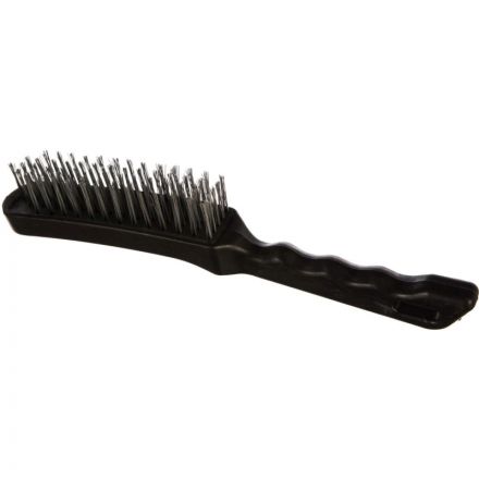 Щетка металлическая 5-рядная с пластмассовой ручкой SPARTA (748675)