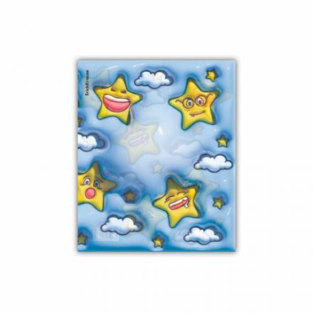 Обложки ПП для тетрадей и дневников ERICH KRAUSE "Bouncy", КОМПЛЕКТ 12 шт., 80 мкм, 212х347 мм, 63505