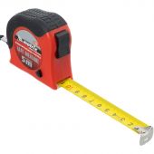 Рулетка Double fixation5 м х 19 мм обрезиненный корпус двойная Matrix,31056