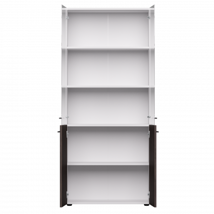 Шкаф комбинированный Everprof EVO 800х383x1835 Белый/Дуб Пасадена