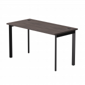 Стол прямой Everprof EVO на металлокаркасе 1380х670х755 мм опоры 45гр Дуб Пасадена/Черный