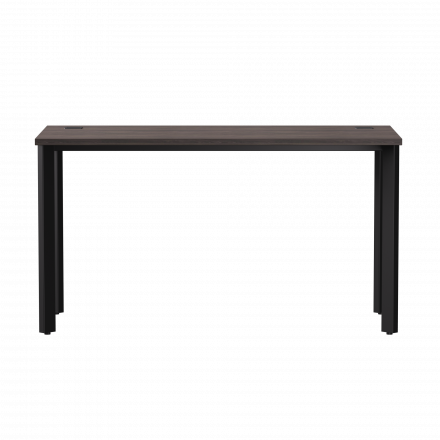 Стол прямой Everprof EVO на металлокаркасе 1380х670х755 мм опоры 45гр Дуб Пасадена/Черный