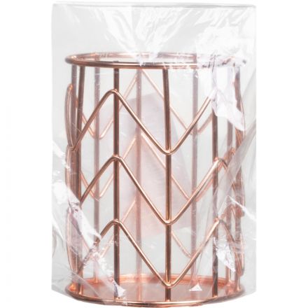 Подставка-стакан для письм принадлежн. Attache роз.золото 80x100мм металл Подставка-стакан для письм принадлежн. Attache роз.золото 80x100мм металл