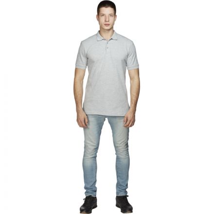Рубашка Поло (190г.) кор.рукав серая (XXL)
