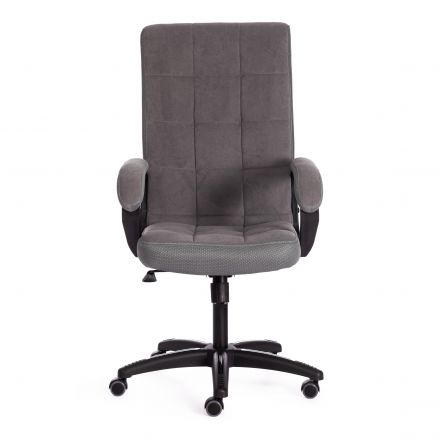 Кресло TRENDY (22) флок/ткань, серый, 29/TW-12