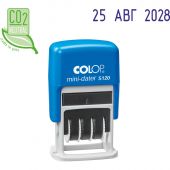 Датер автоматический пластиковый Colop S120 мини (шрифт 3.8 мм, месяц обозначается буквами)