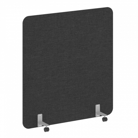 R-line soft Перегородка на металлических опорах, на роликах AP.R-140-150 Romeo 12/Серый металл 1400*18*1500 R-line soft Перегородка на металлических опорах, на роликах AP.R-140-150 Romeo 12/Серый металл 1400*18*1500