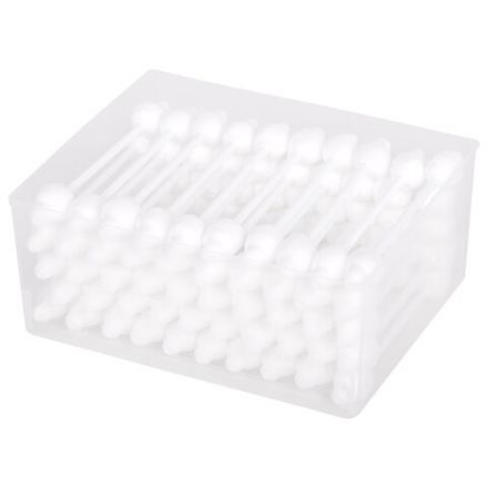 Ватные палочки детские 50 шт., с ограничителем, ЗОЛОТОЙ ИДЕАЛ, 100% хлопок, 116532