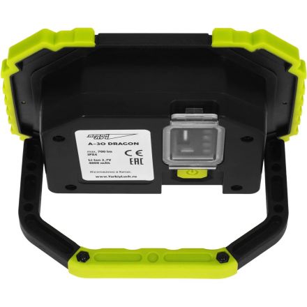 Фонарь прожектор светодиодный аккум. ЯРКИЙ ЛУЧ DRAGON A-30 COB-диод 700лм