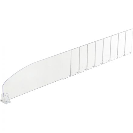 Полочный разделитель пластиковый высота 60 мм., 40 шт./уп.