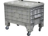 Big Box 1017х636х793 мм на колёсах с крышкой на петлях серый