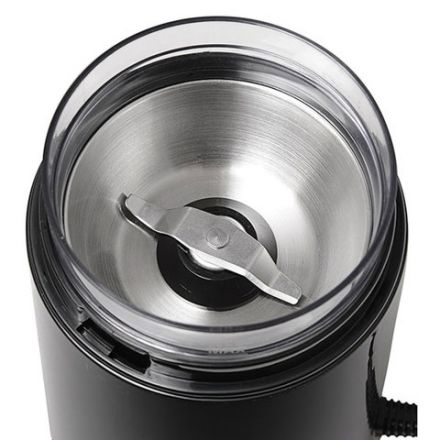 Кофемолка KITFORT КТ-1314, мощность 150 Вт, вместимость 60 г, пластик, черный